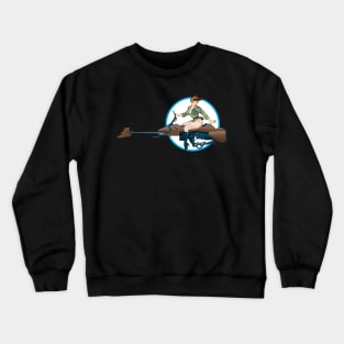 Speeder bike pin up Crewneck Sweatshirt